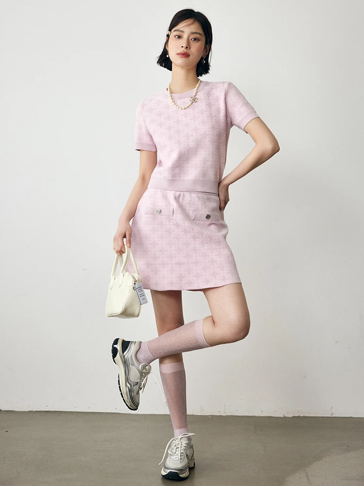 Soft Sakura Pink Skin-friendly Cotton Knitted Dr + Jaet + Top + f Skirt Ele Sle ort Sve round Ne Autumn ...
Soft Sakura Pink Skin-friendly Cotton Knitted Dr + Jaet + Top + f Skirt Ele Sle ort Sve round Ne Autumn ...