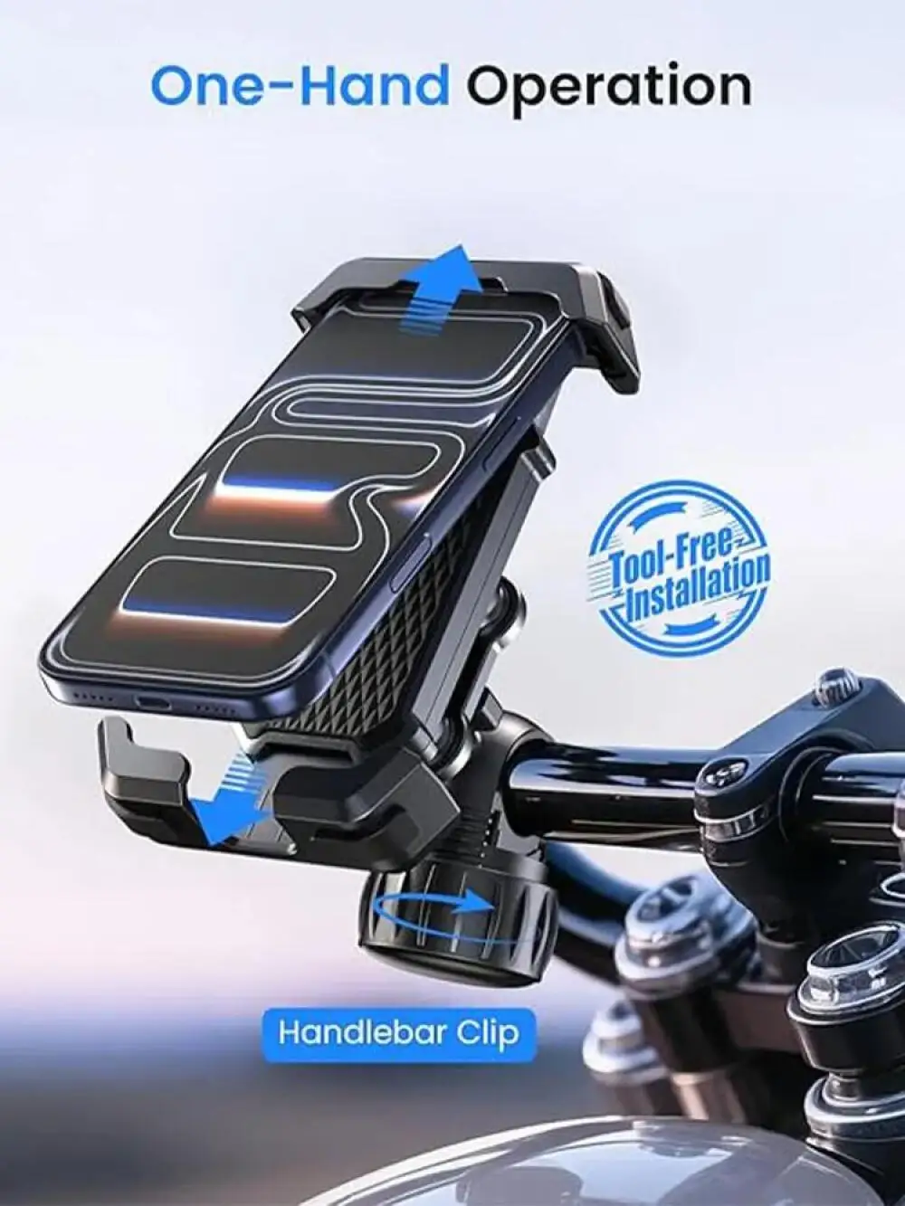 Outdoor rotation Dual Vibration Anti-Shake Motorcycle Mount for Bike shock absorption Phone Holder for iPhone/Samsung Handlebar
Outdoor rotation Dual Vibration Anti-Shake Motorcycle Mount for Bike shock absorption Phone Holder for iPhone/Samsung Handlebar