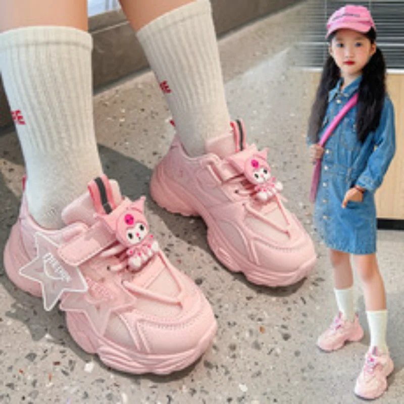 Girls' Cute Cartoon Sports Shoes Spring and Autumn New Anti Slip Thick Soled Mesh Casual Sneakers Outdoor Running Shoes
Girls' Cute Cartoon Sports Shoes Spring and Autumn New Anti Slip Thick Soled Mesh Casual Sneakers Outdoor Running Shoes