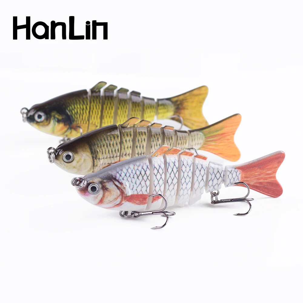 Hanlin 4inch 15g 7 Segement Multi Jointed Swimbait Wobblers Crankbait Fishing Lure Hard Baits Sinking Artificia Pike Bass Tackle
Hanlin 4inch 15g 7 Segement Multi Jointed Swimbait Wobblers Crankbait Fishing Lure Hard Baits Sinking Artificia Pike Bass Tackle