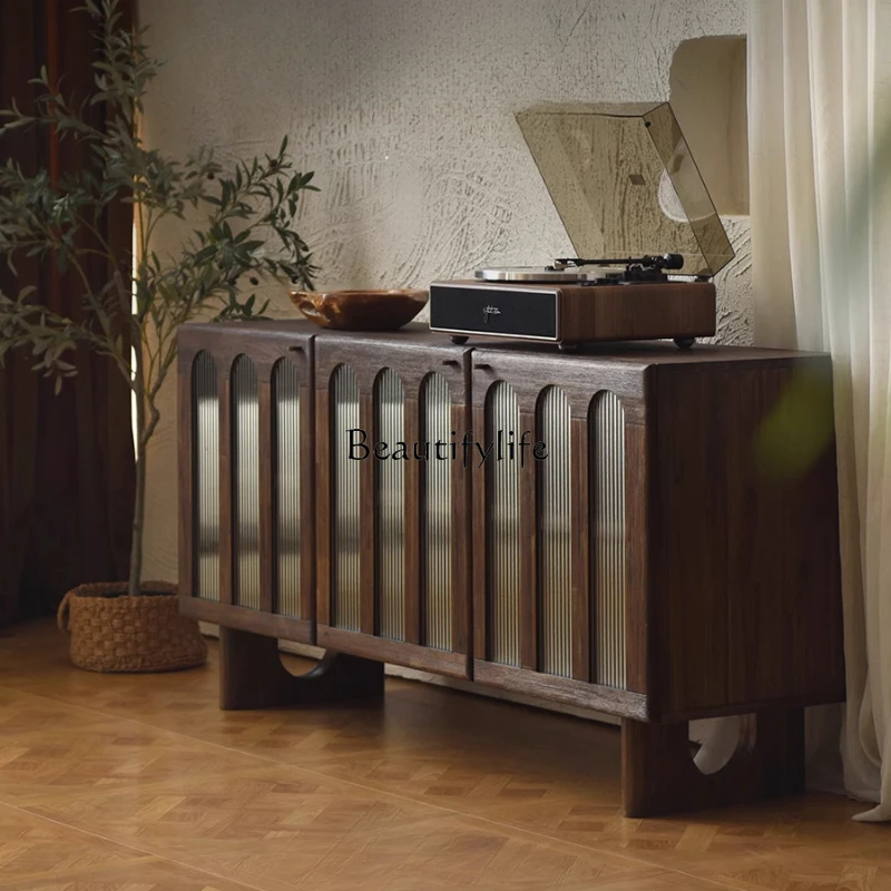 Retro solid wood dining side cabinet, living room home storage display, Nordic tea cabinet against the wall entrance
Retro solid wood dining side cabinet, living room home storage display, Nordic tea cabinet against the wall entrance