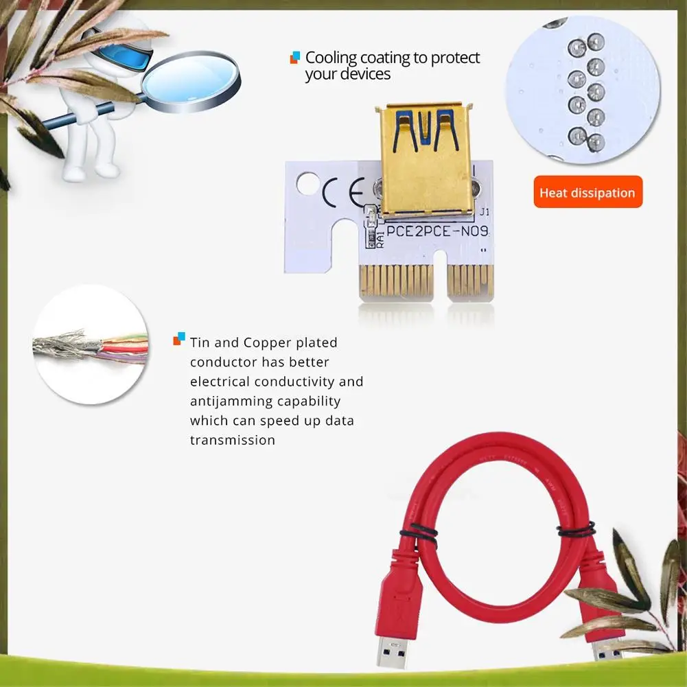 Новый Riser VER012 USB 3.0 PCI-E Riser VER012MAX Express Cable Riser для видеокарты X16 Extender PCI-E Riser Card для майнинга
Новый Riser VER012 USB 3.0 PCI-E Riser VER012MAX Express Cable Riser для видеокарты X16 Extender PCI-E Riser Card для майнинга