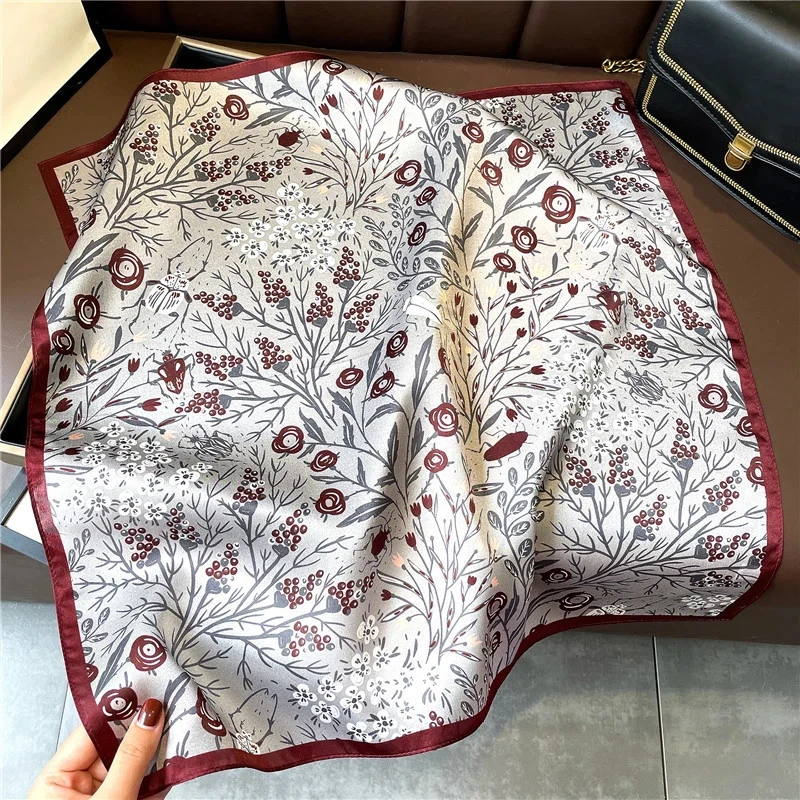 100% Silk Scarf Women Japanese Style Print Pattern Square Scarf Silk Handkerchief Mori Kei Clothing Designer Accessories
100% Silk Scarf Women Japanese Style Print Pattern Square Scarf Silk Handkerchief Mori Kei Clothing Designer Accessories