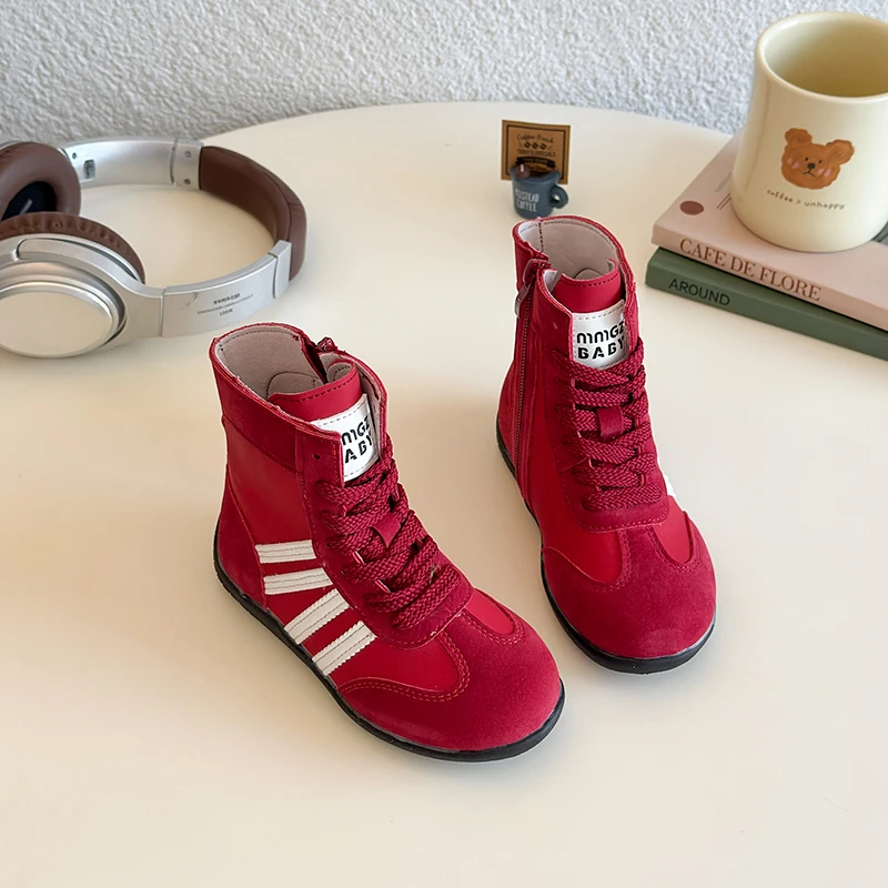 PU Leather Ergonomics Kids Sneakers Soft-soled Children's Sneakers Boy's Girl's Tennis Shoes Fashion Sport Shoes For Children
PU Leather Ergonomics Kids Sneakers Soft-soled Children's Sneakers Boy's Girl's Tennis Shoes Fashion Sport Shoes For Children