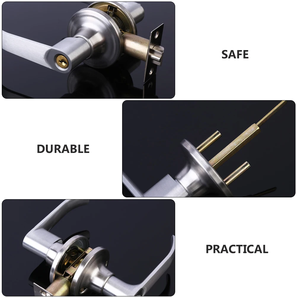 Stainless Steel Door Handle Lock Key Operated Bedroom Bathroom Safety Lock Indoor Privacy Lever Hardware Commercial
Stainless Steel Door Handle Lock Key Operated Bedroom Bathroom Safety Lock Indoor Privacy Lever Hardware Commercial