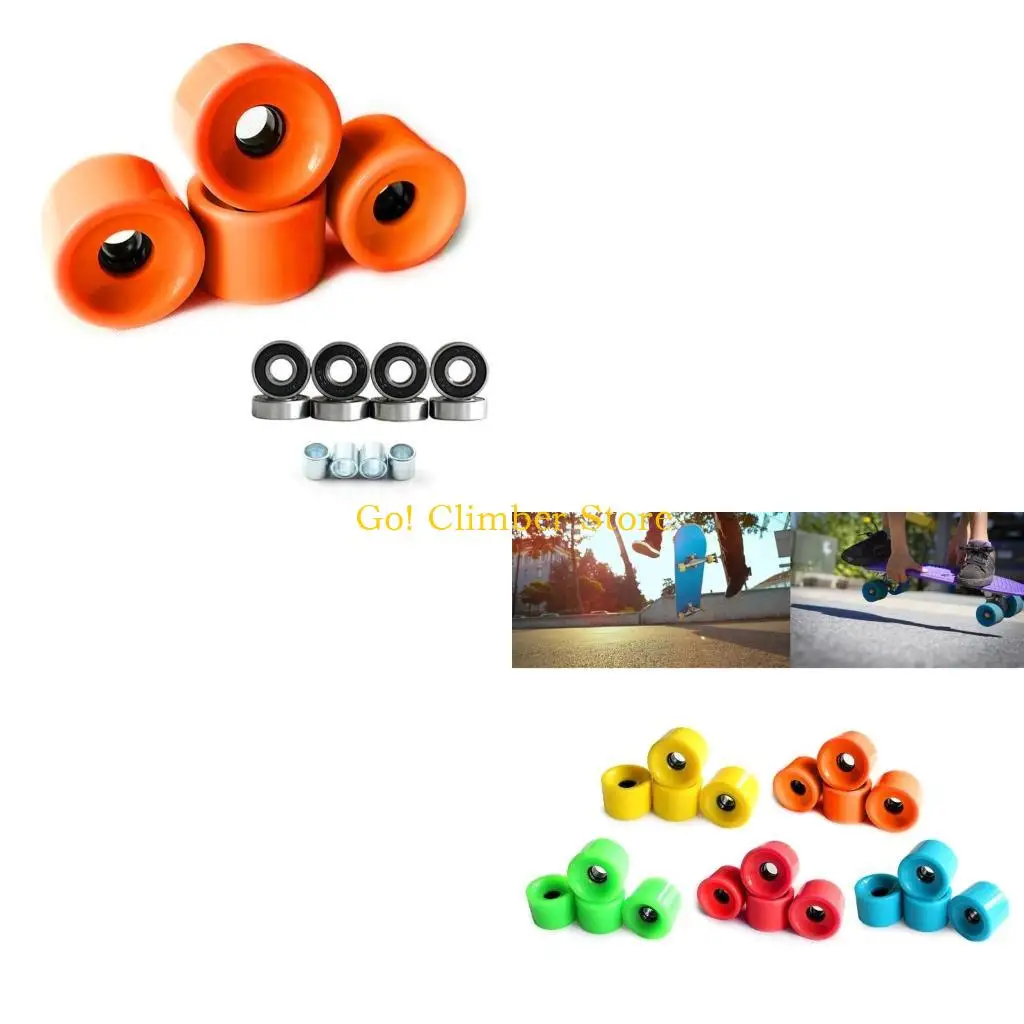 Q84C 4 шт. 78A колеса для лонгбордов с подшипником, колеса для катания на роликовых коньках, скейтборды, мягкие колеса Cruiser
Q84C 4 шт. 78A колеса для лонгбордов с подшипником, колеса для катания на роликовых коньках, скейтборды, мягкие колеса Cruiser