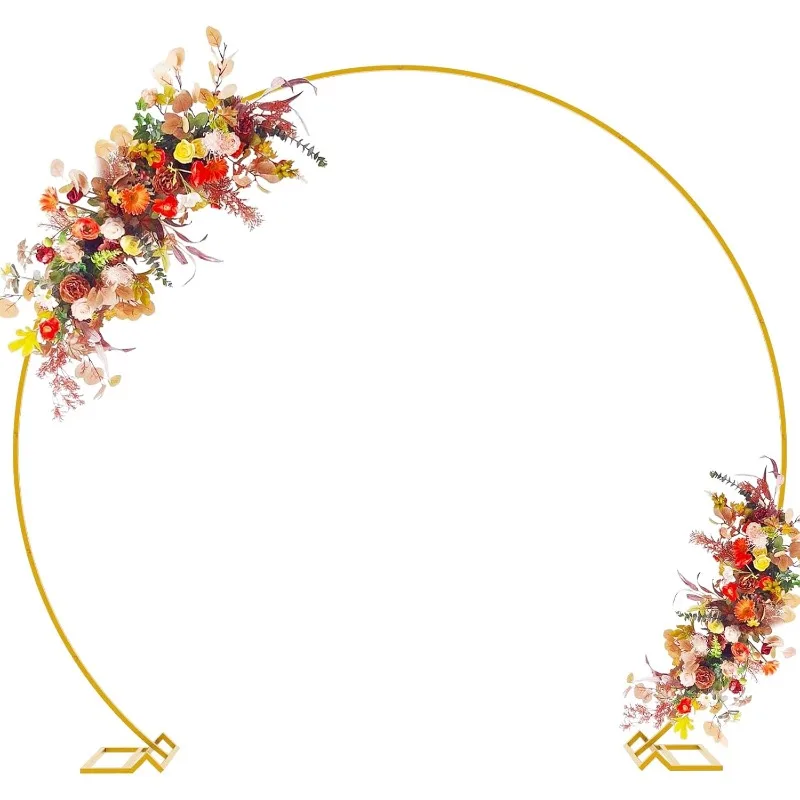 8.5FT Gold Wedding Arch Round Backdrop Stand Large Circle Metal Floral Balloon Frame for Party Anniversary Birthday Gradu
8.5FT Gold Wedding Arch Round Backdrop Stand Large Circle Metal Floral Balloon Frame for Party Anniversary Birthday Gradu