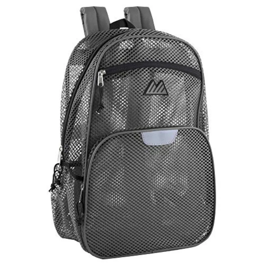 Reflective Mesh School Backpack for Teens, Girls, Boys Wire Frame Mesh Beach Backpack XL with Zipper
Reflective Mesh School Backpack for Teens, Girls, Boys Wire Frame Mesh Beach Backpack XL with Zipper