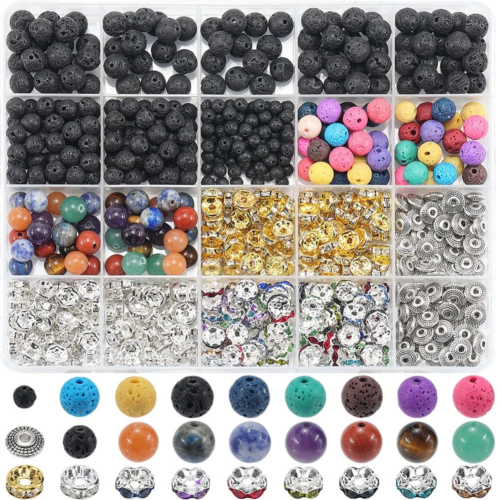 DIY Jewelry Making Finding Kits including Beads Brass Rhinestone Spacer Beads Style Alloy Beads Mixed Color 4mm
DIY Jewelry Making Finding Kits including Beads Brass Rhinestone Spacer Beads Style Alloy Beads Mixed Color 4mm