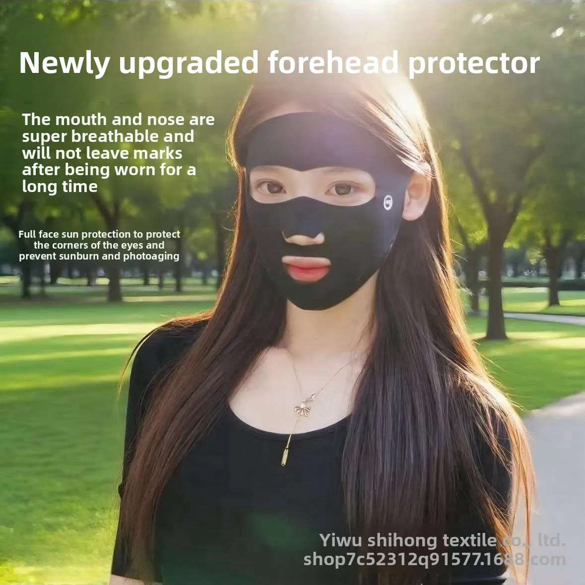 Protecting chin, leaking mouth, nose, high beauty, protecting eye corners, summer thin, breathable outdoor design
Protecting chin, leaking mouth, nose, high beauty, protecting eye corners, summer thin, breathable outdoor design