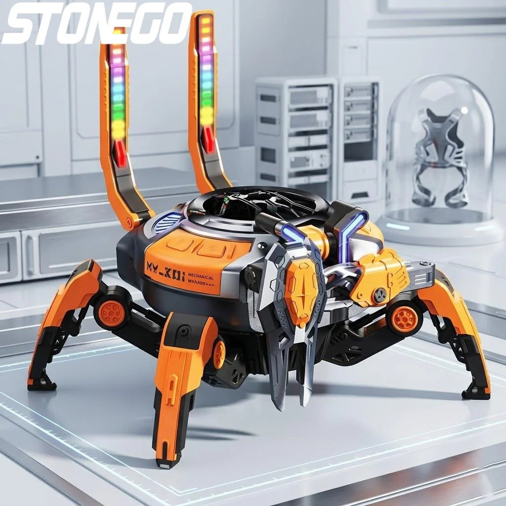 Bluetooth 50 Mechanical Crab Speaker 10W Stereo Deep Bass Portable LED Speaker TWS 8H Playtime for Home Outdoor Parties
Bluetooth 50 Mechanical Crab Speaker 10W Stereo Deep Bass Portable LED Speaker TWS 8H Playtime for Home Outdoor Parties