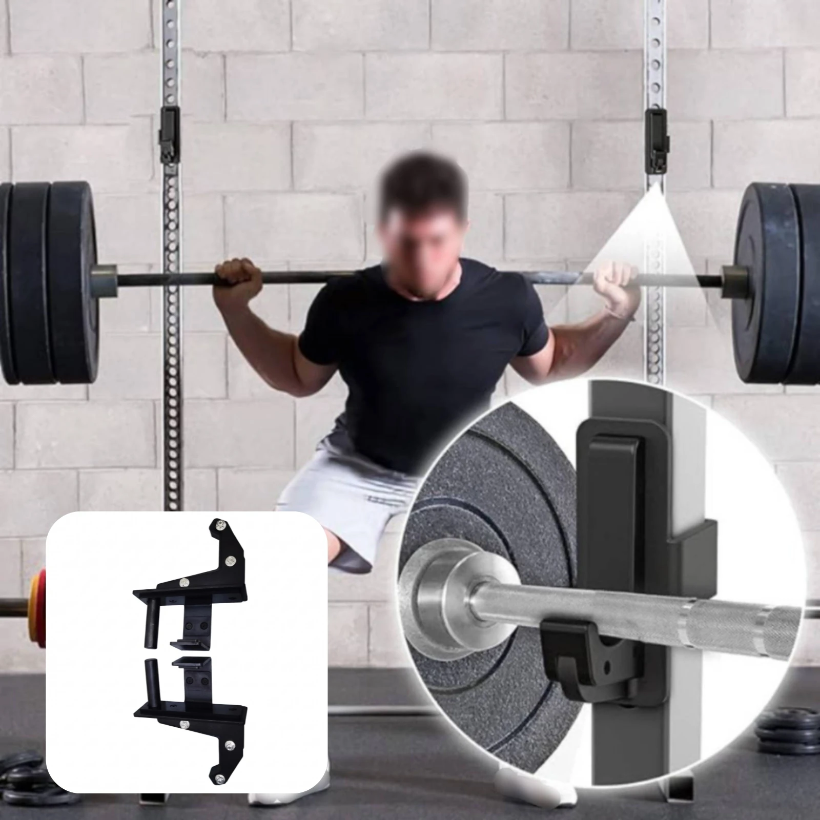 Squat Rack Safety Hook Welded Barbell Safety Hook Exercise Equipment 2-Pack Stable Support
Squat Rack Safety Hook Welded Barbell Safety Hook Exercise Equipment 2-Pack Stable Support