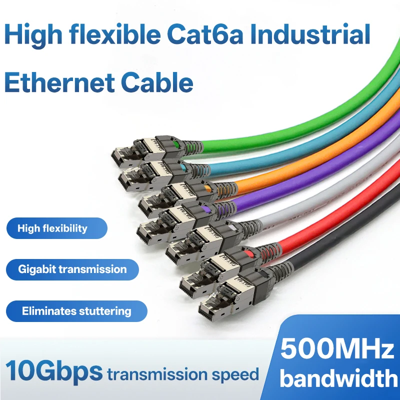 SFTP Industrial Ethernet Cable Waterproof Oil-Resistant Fire-Rated UV-Resistant 26AWG PVC Flexible Shielded Patch Cable LAN POE
SFTP Industrial Ethernet Cable Waterproof Oil-Resistant Fire-Rated UV-Resistant 26AWG PVC Flexible Shielded Patch Cable LAN POE