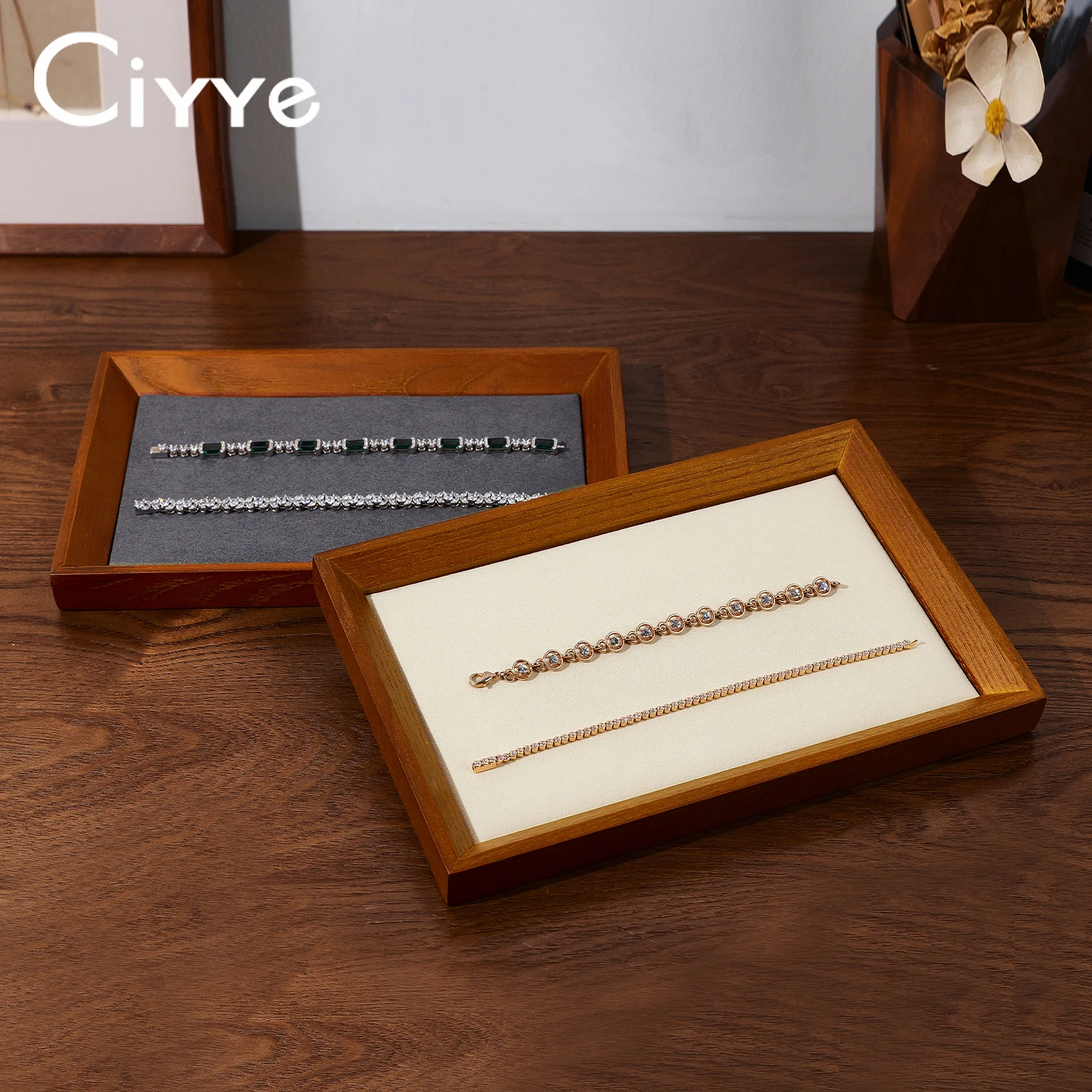 Ciyye Solid Wood Jewelry Tray Jewelry Ring Bracelet Necklace Watch Tray Watch Jewelry Tray Display Tray Storage Organizer Tray
Ciyye Solid Wood Jewelry Tray Jewelry Ring Bracelet Necklace Watch Tray Watch Jewelry Tray Display Tray Storage Organizer Tray