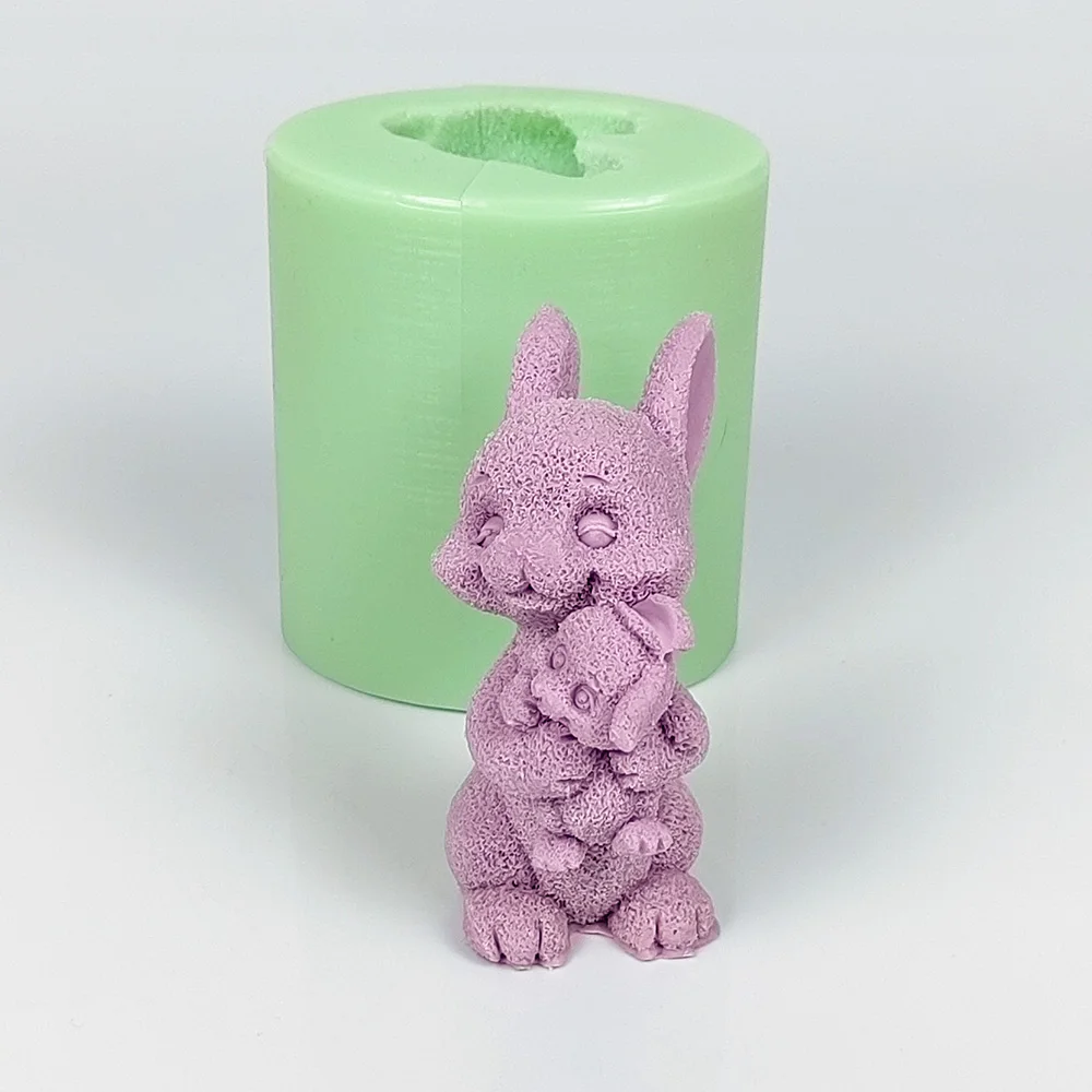 3D Animals Mold Rabbit Mother&Baby Moulds Silicone Candle Soap Molds Sitting Bunny Wedding Birthday Cake DecorDW0714
3D Animals Mold Rabbit Mother&Baby Moulds Silicone Candle Soap Molds Sitting Bunny Wedding Birthday Cake DecorDW0714