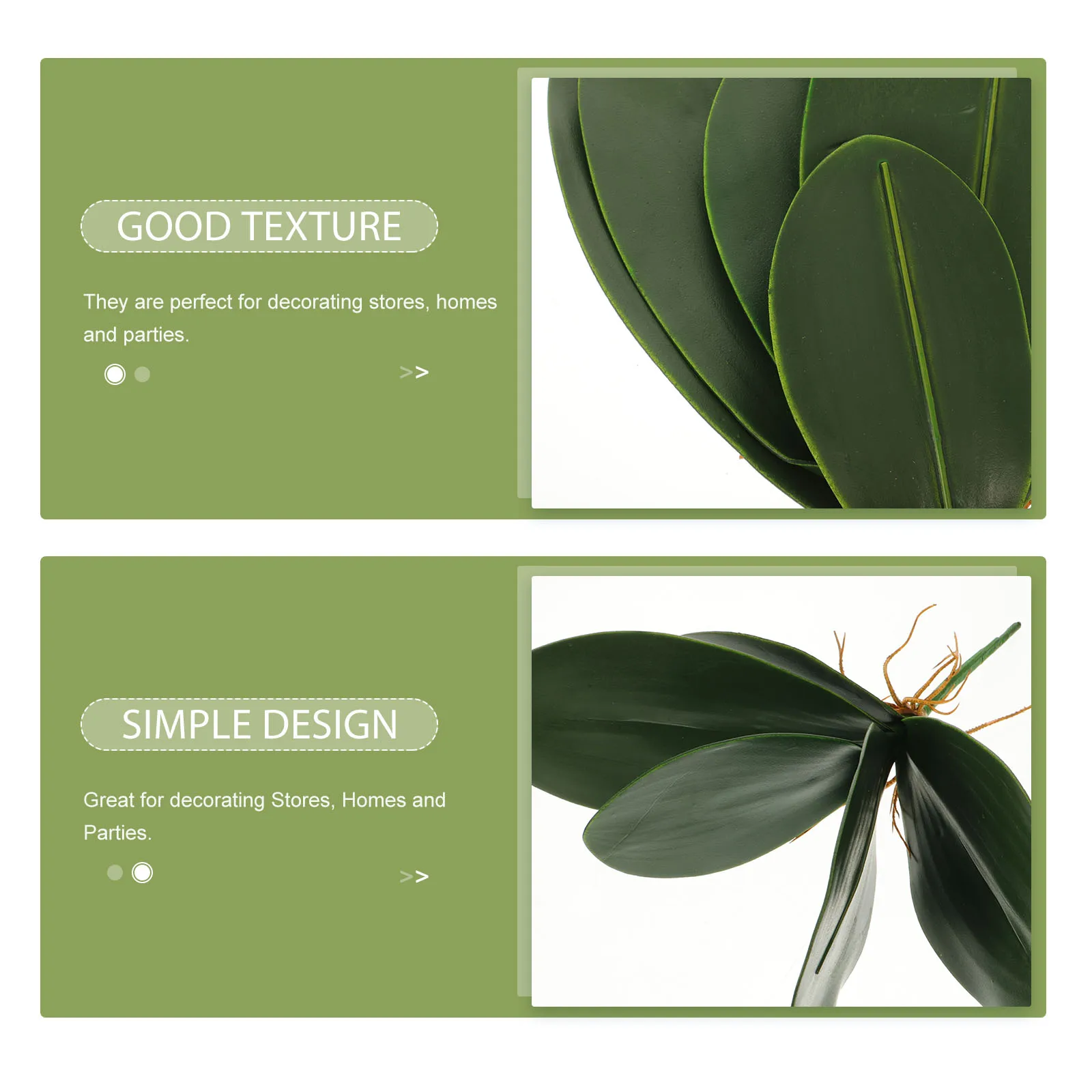 2Pcs ArtificialPlant Plastic Flowers Lifelike SimulationLeaves HomeDecor Wedding Party Phalaenopsis FakeGreenery Household
2Pcs ArtificialPlant Plastic Flowers Lifelike SimulationLeaves HomeDecor Wedding Party Phalaenopsis FakeGreenery Household