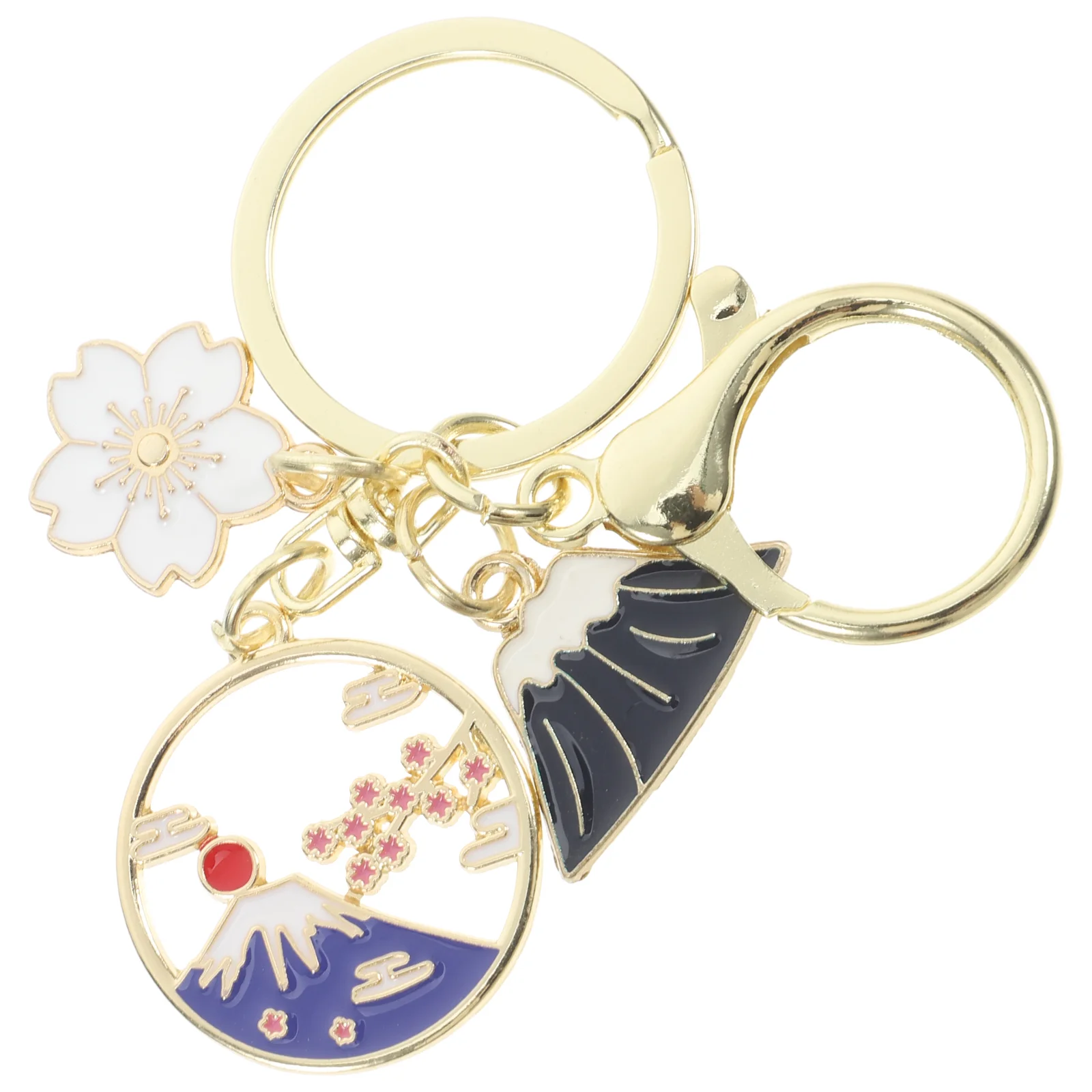 Mount Fuji Keychain Cherry Blossom Car Accessories Japanese Bag Charm Metal Zinc Alloy Flower Travel
Mount Fuji Keychain Cherry Blossom Car Accessories Japanese Bag Charm Metal Zinc Alloy Flower Travel