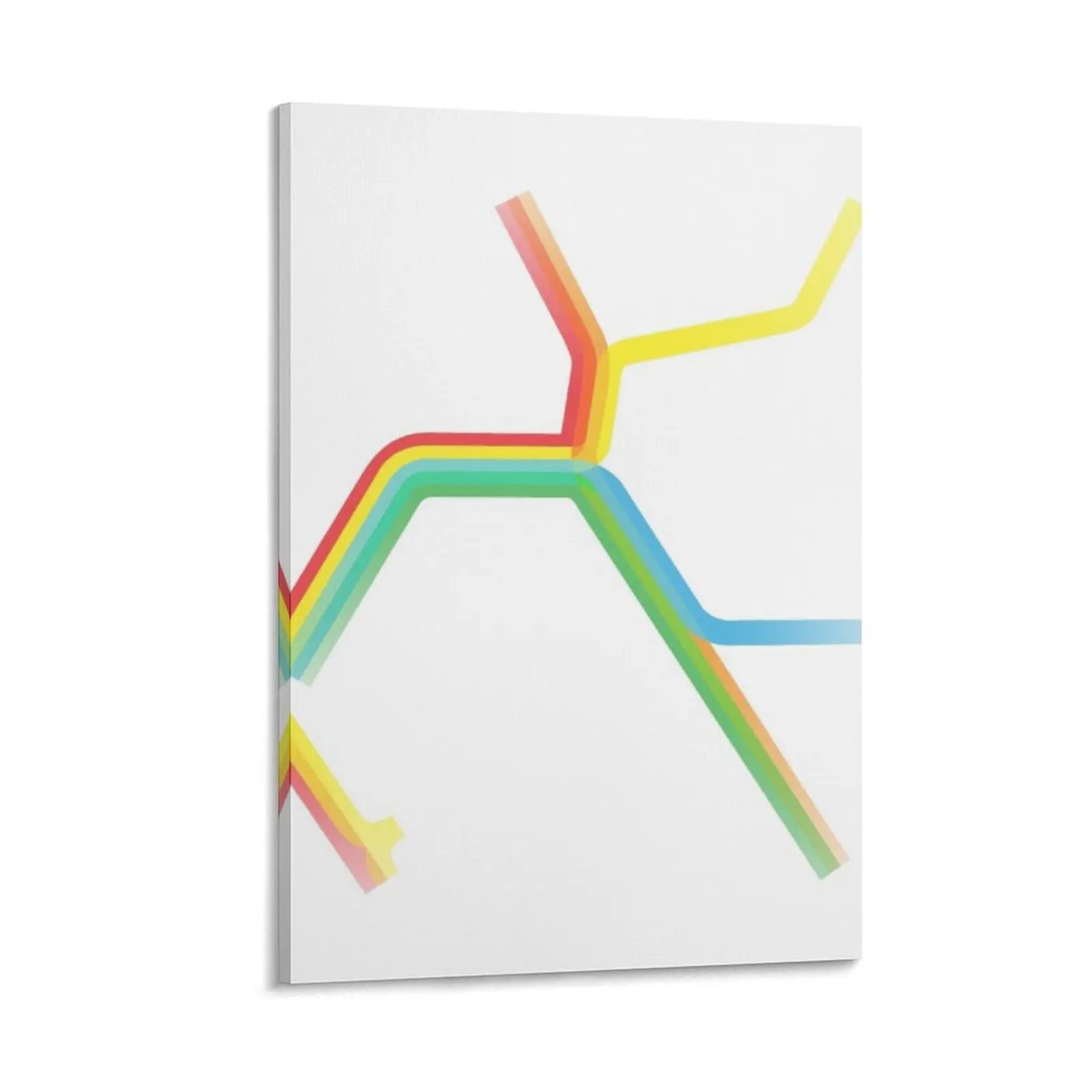 Rainbow BART Map Canvas Painting paintings wall decor ornaments for home anime Luxury living room decoration
Rainbow BART Map Canvas Painting paintings wall decor ornaments for home anime Luxury living room decoration
