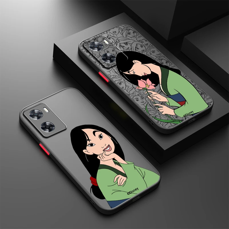 Movie Mulan Disney Girl For Oppo A98 A78 A94 A76 A74 A73 A54 A53 2020 Reno 8 7 6 5 5G Frosted Translucent Cover Capa Fundas
Movie Mulan Disney Girl For Oppo A98 A78 A94 A76 A74 A73 A54 A53 2020 Reno 8 7 6 5 5G Frosted Translucent Cover Capa Fundas
