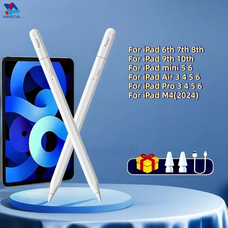 For iPad Pencil 2025 M4 Stylus Pen for Air 6 M2 Pro M3 with Palm Rejection Tilt for iPad Pro 11 12.9 13 7/8/9/10/11th mini 5 6 7
For iPad Pencil 2025 M4 Stylus Pen for Air 6 M2 Pro M3 with Palm Rejection Tilt for iPad Pro 11 12.9 13 7/8/9/10/11th mini 5 6 7