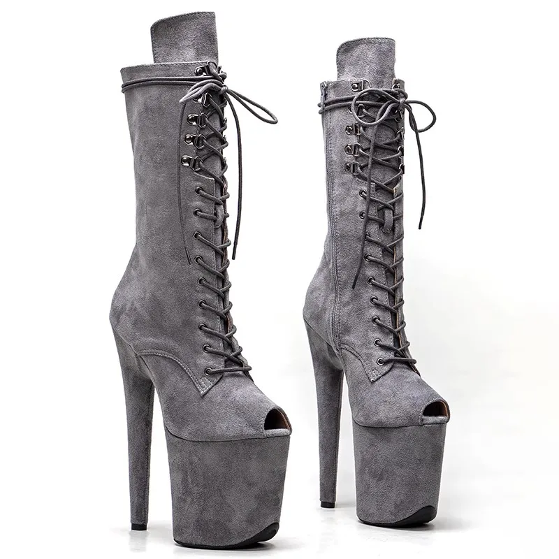 New Women 20CM/8inches Suede Upper Plating Platform Sexy High Heels Boots Pole Dance Shoes 426
New Women 20CM/8inches Suede Upper Plating Platform Sexy High Heels Boots Pole Dance Shoes 426