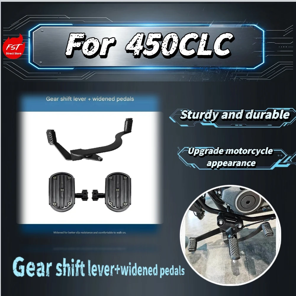 For CLC450 Wideened Gear Shift Lever Front Non-slip Footrest Pedal Comfortable Riding Mod Parts
For CLC450 Wideened Gear Shift Lever Front Non-slip Footrest Pedal Comfortable Riding Mod Parts