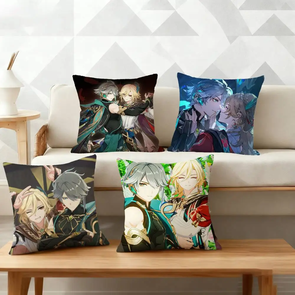 Genshin Impact Kaveh Alhaitham Pillow Case Pattern Printed Pillowcase For Living Room Sofa Cushion Cover
Genshin Impact Kaveh Alhaitham Pillow Case Pattern Printed Pillowcase For Living Room Sofa Cushion Cover