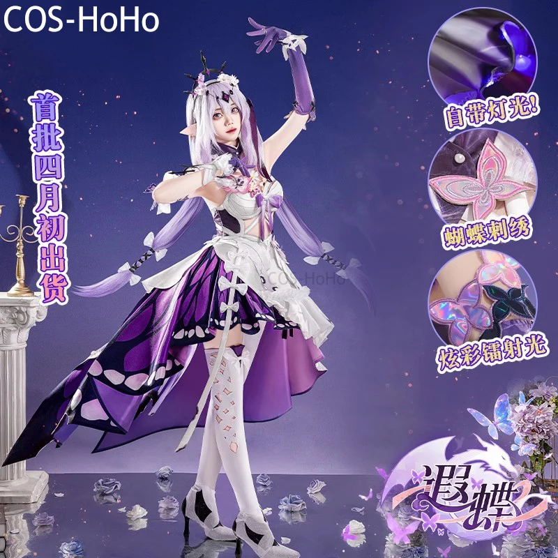 COS-HoHo Honkai: Star Rail Castorice The Daughter Of The River Styx Game Suit Elegant Dress Cosplay Costume Halloween Women
COS-HoHo Honkai: Star Rail Castorice The Daughter Of The River Styx Game Suit Elegant Dress Cosplay Costume Halloween Women