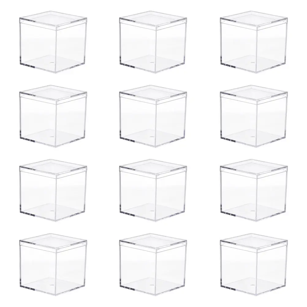 12Pcs Mini Acrylic Storage Box Transparent Organizer Candy Chocolate Jewelry Holder Gift Container Acrylic Box
12Pcs Mini Acrylic Storage Box Transparent Organizer Candy Chocolate Jewelry Holder Gift Container Acrylic Box
