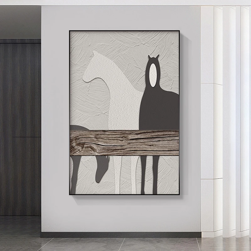 Wabi-Sabi Style Horse Canvas Poster Abstract Modern Minimalist Wall Art Aesthetic Animal Painting for Home Decoration Print
Wabi-Sabi Style Horse Canvas Poster Abstract Modern Minimalist Wall Art Aesthetic Animal Painting for Home Decoration Print