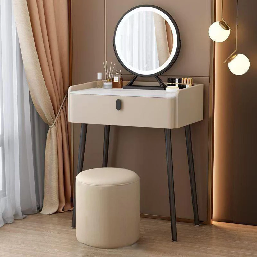 Nordic Luxury Dressing Table Little Girl Modern Mirrors Drawer Dresser Bedroom Light Storage Penteadeira Simples Home Furniture
Nordic Luxury Dressing Table Little Girl Modern Mirrors Drawer Dresser Bedroom Light Storage Penteadeira Simples Home Furniture