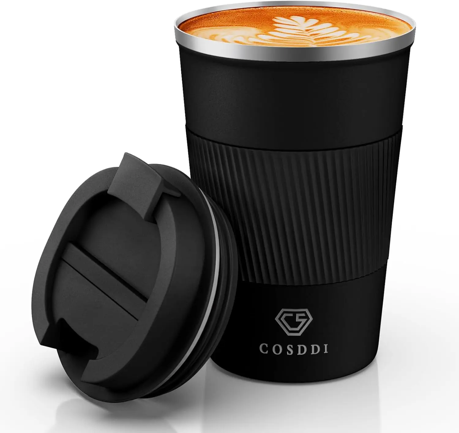 12 oz Stainless Steel Insulated Coffee Tumbler, Leak-Proof Travel Mug for Hot & Cold Drinks, Fits Car Cup Holder, Black
12 oz Stainless Steel Insulated Coffee Tumbler, Leak-Proof Travel Mug for Hot & Cold Drinks, Fits Car Cup Holder, Black