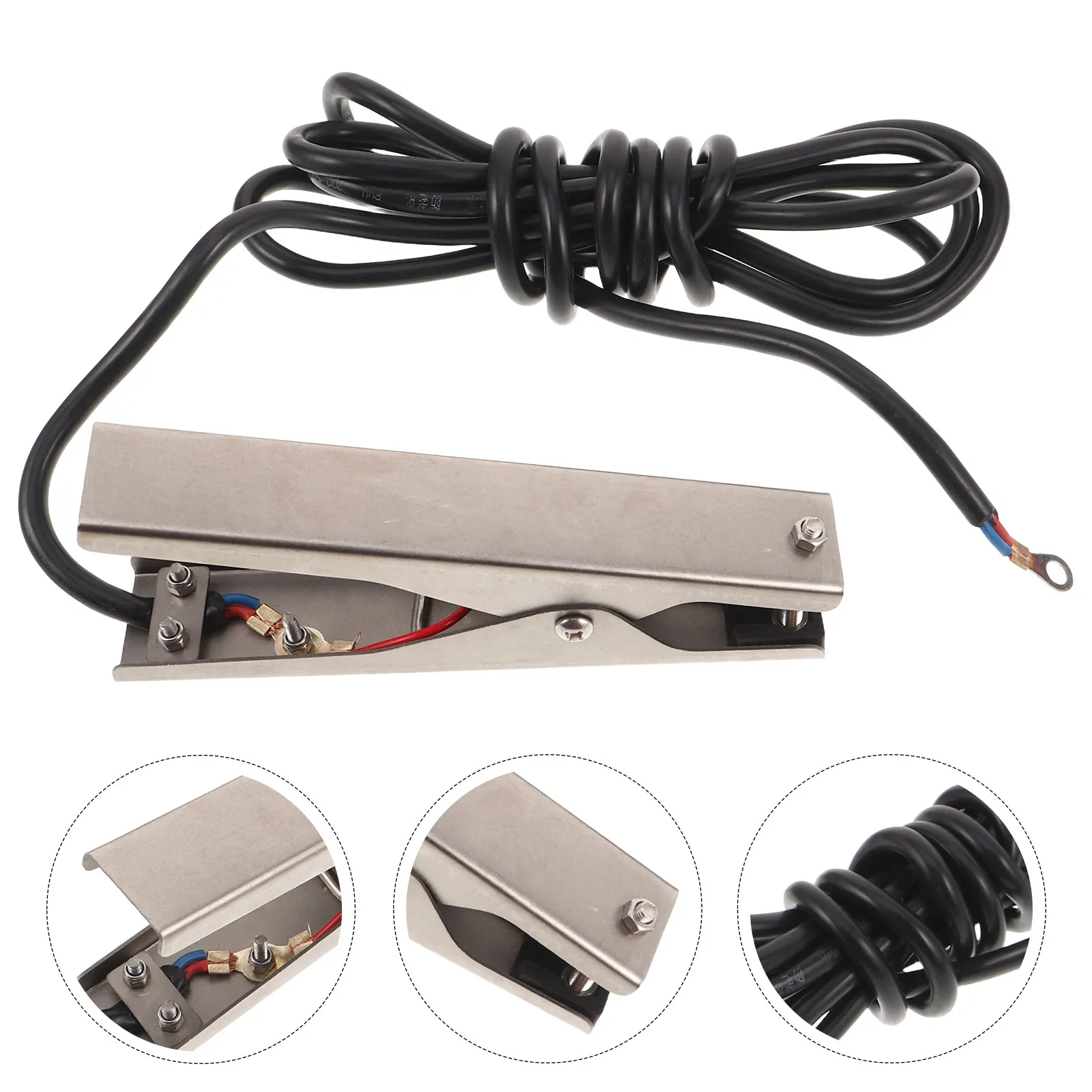 Stainless Steel Static Electricity Grounding Clamp Cable Gas Station Fuel Transfer Safety Maintenance Clamp Petroleum
Stainless Steel Static Electricity Grounding Clamp Cable Gas Station Fuel Transfer Safety Maintenance Clamp Petroleum