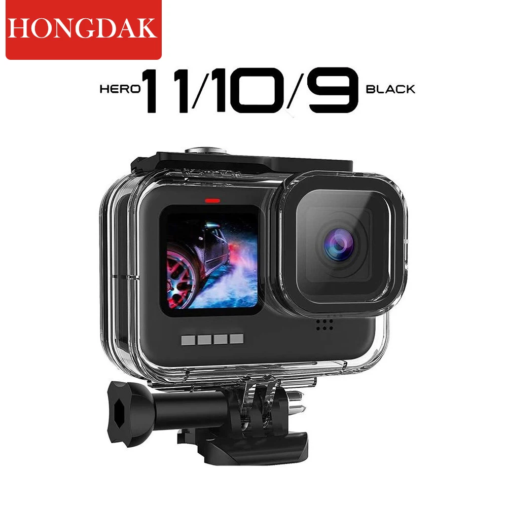 Черный чехол для GoPro Hero 11 10 9 Водонепроницаемый 60M защитный чехол для дайвинга для Go Pro 9 10 GoPro9 подводный чехол Аксессуары
Черный чехол для GoPro Hero 11 10 9 Водонепроницаемый 60M защитный чехол для дайвинга для Go Pro 9 10 GoPro9 подводный чехол Аксессуары