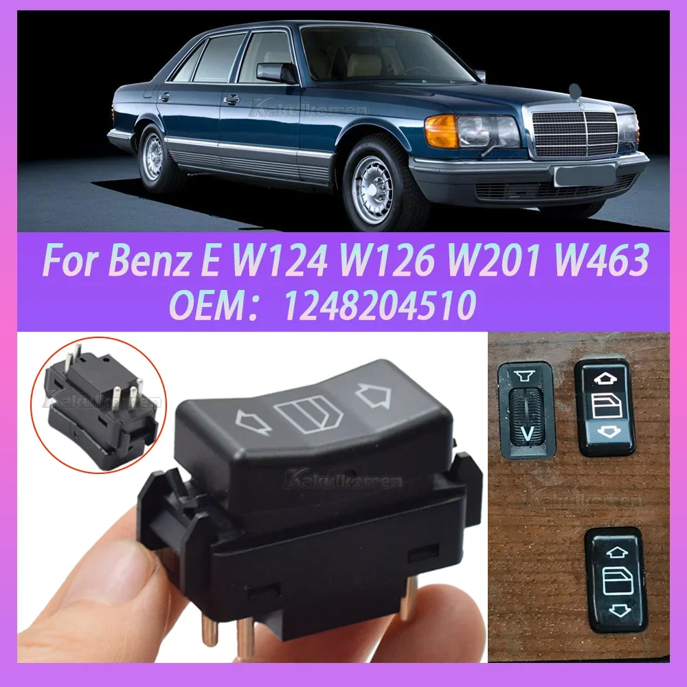 E-класс W124 W126 W201 W463, кнопка переключения стеклоподъемника, замена 1248204510 1248204610, подходит для Mercedes Benz coupe C124 S124 
E-класс W124 W126 W201 W463, кнопка переключения стеклоподъемника, замена 1248204510 1248204610, подходит для Mercedes Benz coupe C124 S124