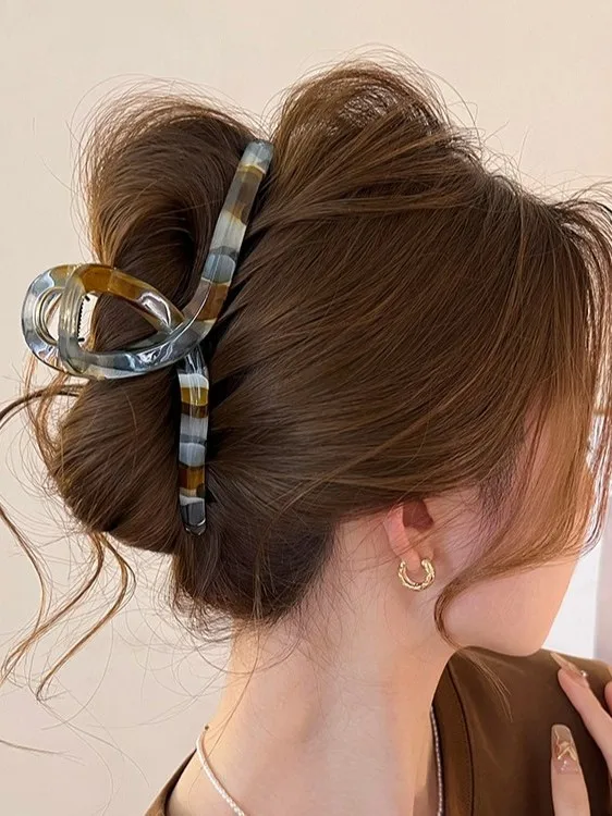 Acrylic ark Hair Claw Women's Simple Large Size Hair Clip for Updo Hair Sling Faionable Hair Accories
Acrylic ark Hair Claw Women's Simple Large Size Hair Clip for Updo Hair Sling Faionable Hair Accories