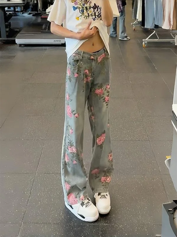 Blue Rose Embroidered High Waist Straight Leg Jeans Men Summer Thin American High Street Knife Flared Pants Casual Jeans
Blue Rose Embroidered High Waist Straight Leg Jeans Men Summer Thin American High Street Knife Flared Pants Casual Jeans