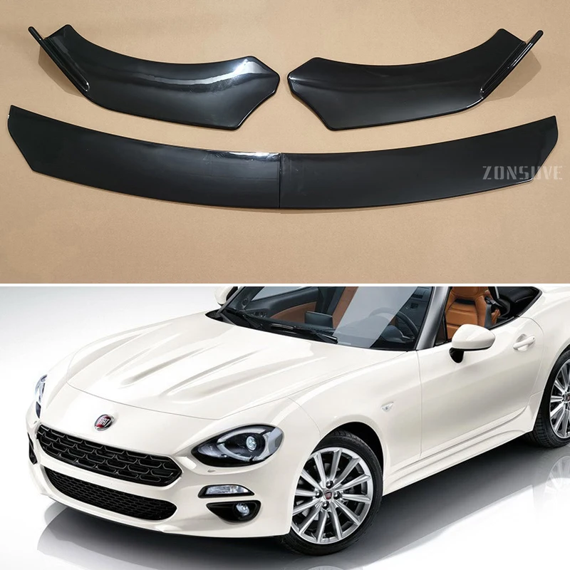 Universal 4pcs For Fiat 124 2016--2018 Year Front Bumper Lip Splitter Spoiler Body Kit Accessories
Universal 4pcs For Fiat 124 2016--2018 Year Front Bumper Lip Splitter Spoiler Body Kit Accessories