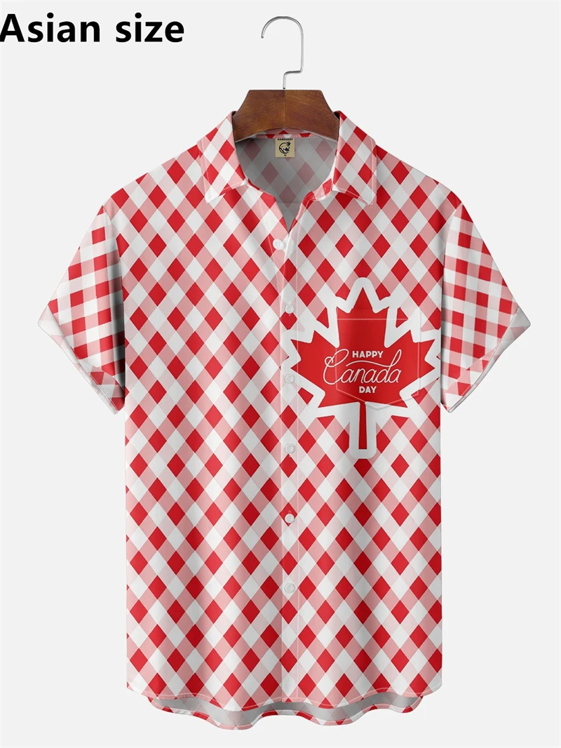 2025 New Summer Canada Flag Print Hawaiian Shirt Men Women Casual Short Sleeve Button Down Shirts For Men Plus Size Beach Shirt
2025 New Summer Canada Flag Print Hawaiian Shirt Men Women Casual Short Sleeve Button Down Shirts For Men Plus Size Beach Shirt