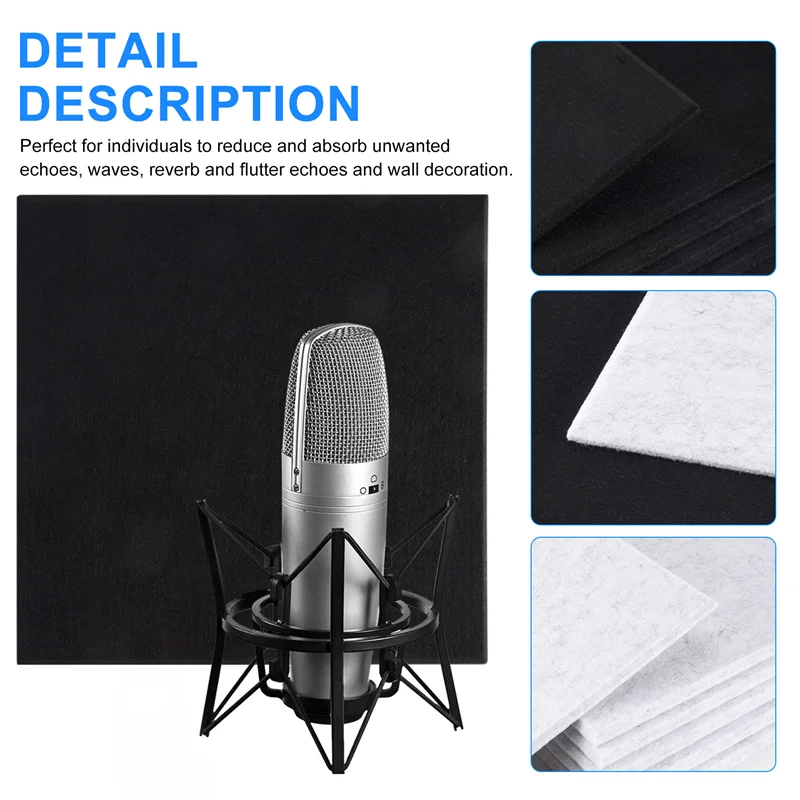 CGDS-12 Pcs Acoustic Foam Panels,Soundproofing Panel Beveled Edge Sound Panels, Acoustic Treatment Used In Home&Offices Wall
CGDS-12 Pcs Acoustic Foam Panels,Soundproofing Panel Beveled Edge Sound Panels, Acoustic Treatment Used In Home&Offices Wall