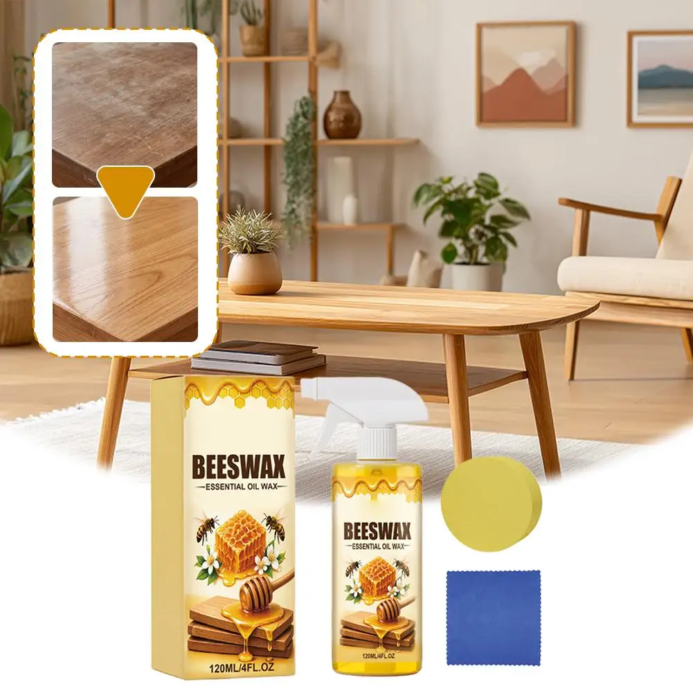 Beeswax Care Spray Restorer Natural Micro-Molecular Beeswax Essential Oil Wax for Wooden Floors Furniture Hardwood Polish Kit
Beeswax Care Spray Restorer Natural Micro-Molecular Beeswax Essential Oil Wax for Wooden Floors Furniture Hardwood Polish Kit