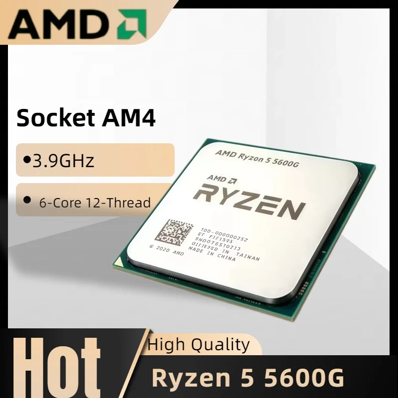 2026 AMD Ryzen 5 5600G R5 5600G 3.9GHz 6-Core 12-Thread 65W CPU LGA Socket AM4 no fan
2026 AMD Ryzen 5 5600G R5 5600G 3.9GHz 6-Core 12-Thread 65W CPU LGA Socket AM4 no fan