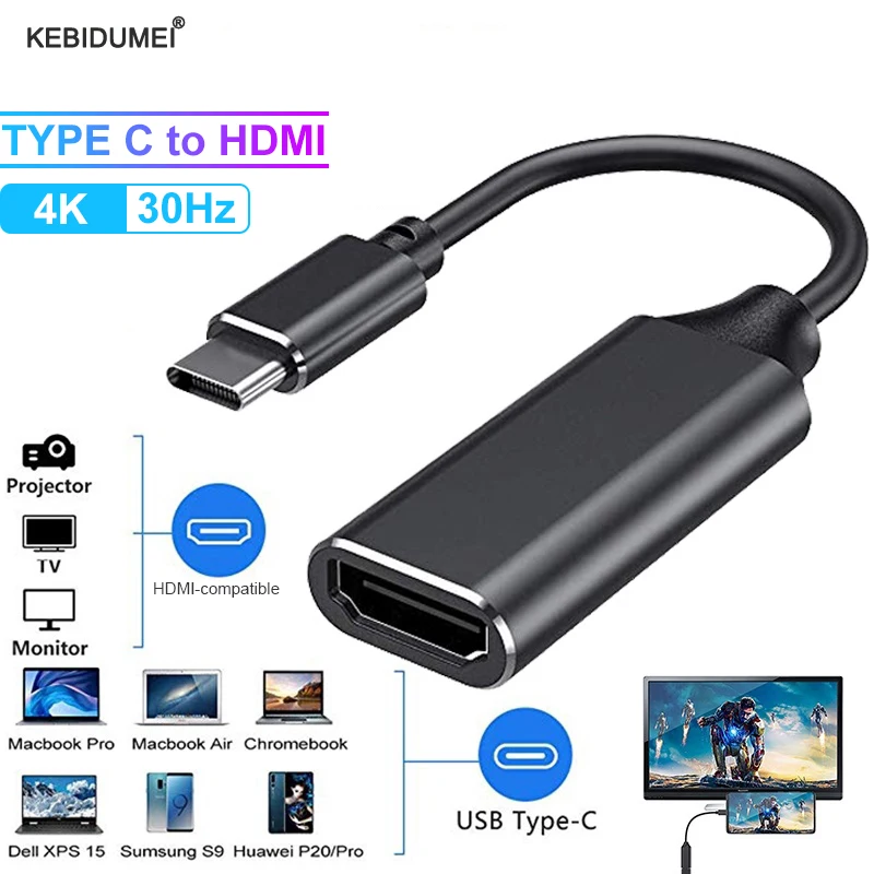 Переходник с USB C на HDMI, адаптер с Type C на HDMI, совместимый с HDMI кабель, адаптер для кабеля, конвертер 4K USB 3,1 HDTV для MacBook
Переходник с USB C на HDMI, адаптер с Type C на HDMI, совместимый с HDMI кабель, адаптер для кабеля, конвертер 4K USB 3,1 HDTV для MacBook