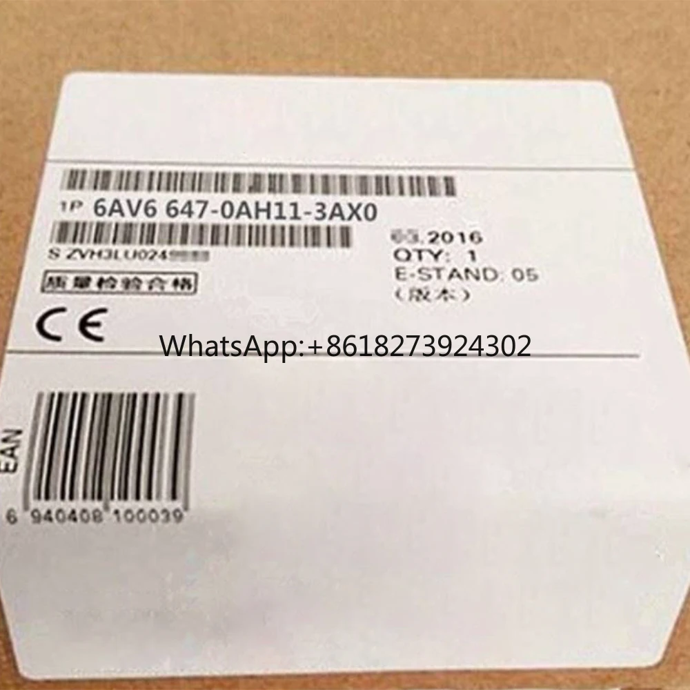 New In Box For Siemens 6AV6647-0AH11-3AX0 HMI Touch Screen 6AV6 647-0AH11-3AX0 Unopened
New In Box For Siemens 6AV6647-0AH11-3AX0 HMI Touch Screen 6AV6 647-0AH11-3AX0 Unopened