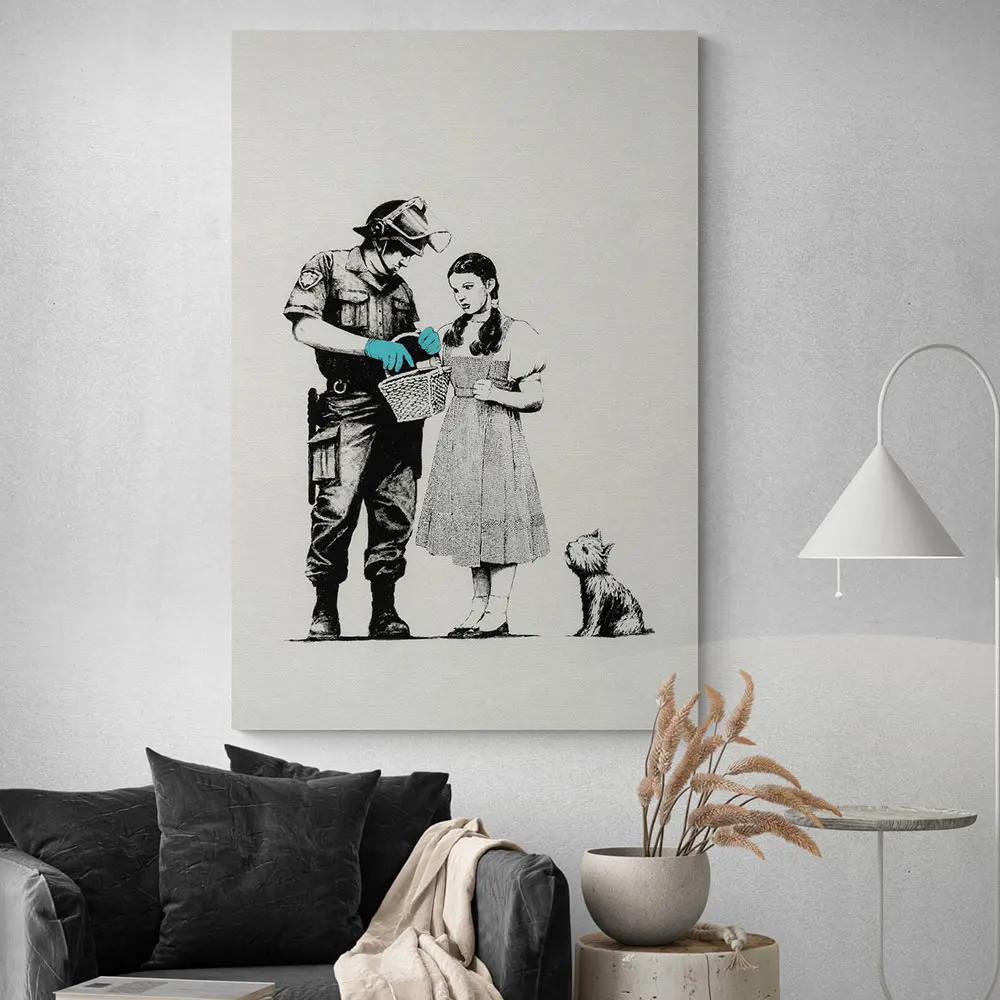 Stop and Search Posters And Prints Banksy Graffiti Girl Dog Wall Art Canvas Paintings Artwork For Fashion Home Room Decor Gifts
Stop and Search Posters And Prints Banksy Graffiti Girl Dog Wall Art Canvas Paintings Artwork For Fashion Home Room Decor Gifts