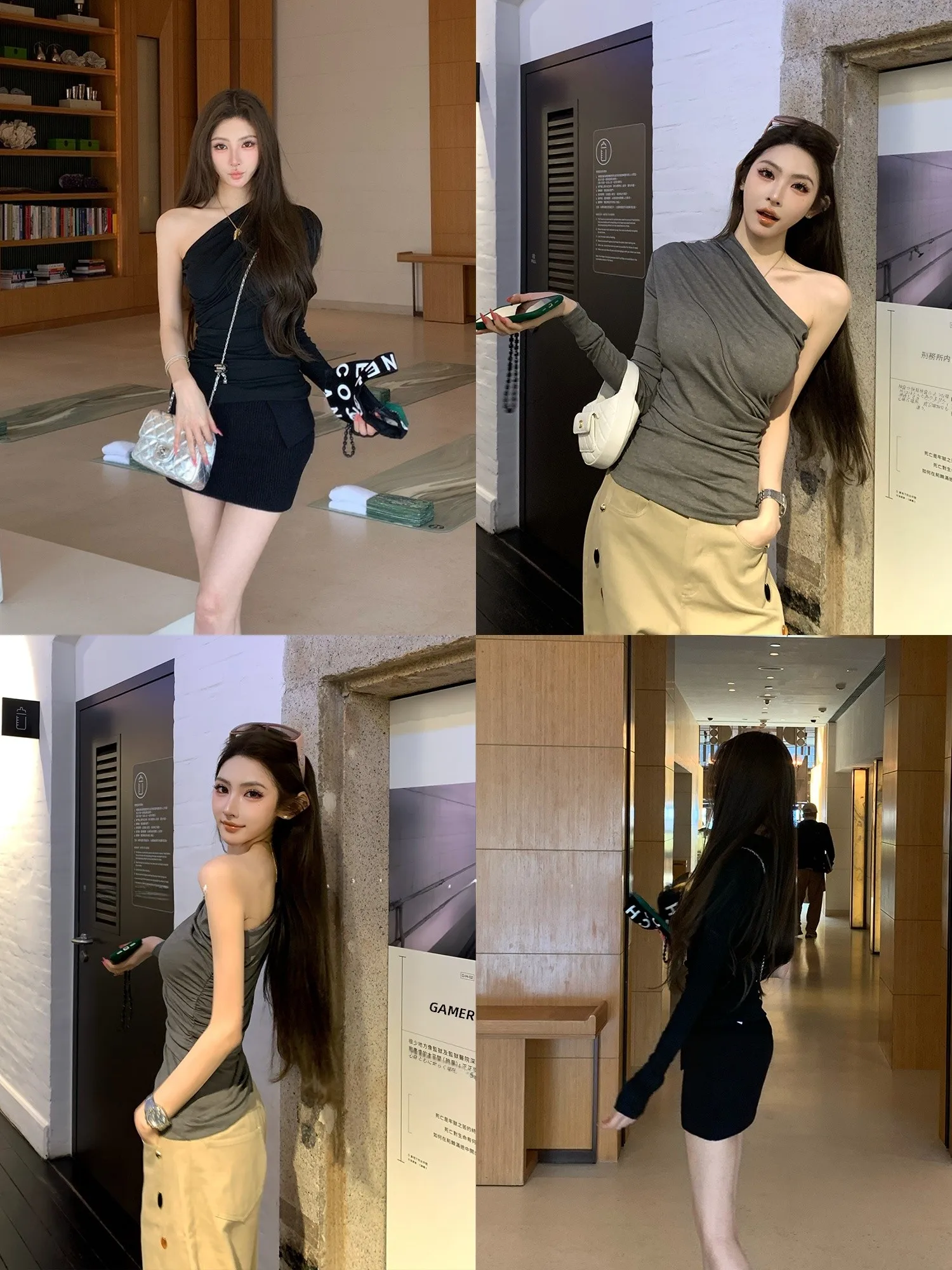 Asymmetrical Pleated Shoulder Top Women's Casual Style Long Sleeve Slim Fit T-shirt Kria Mli Ling Laisai F Project
Asymmetrical Pleated Shoulder Top Women's Casual Style Long Sleeve Slim Fit T-shirt Kria Mli Ling Laisai F Project