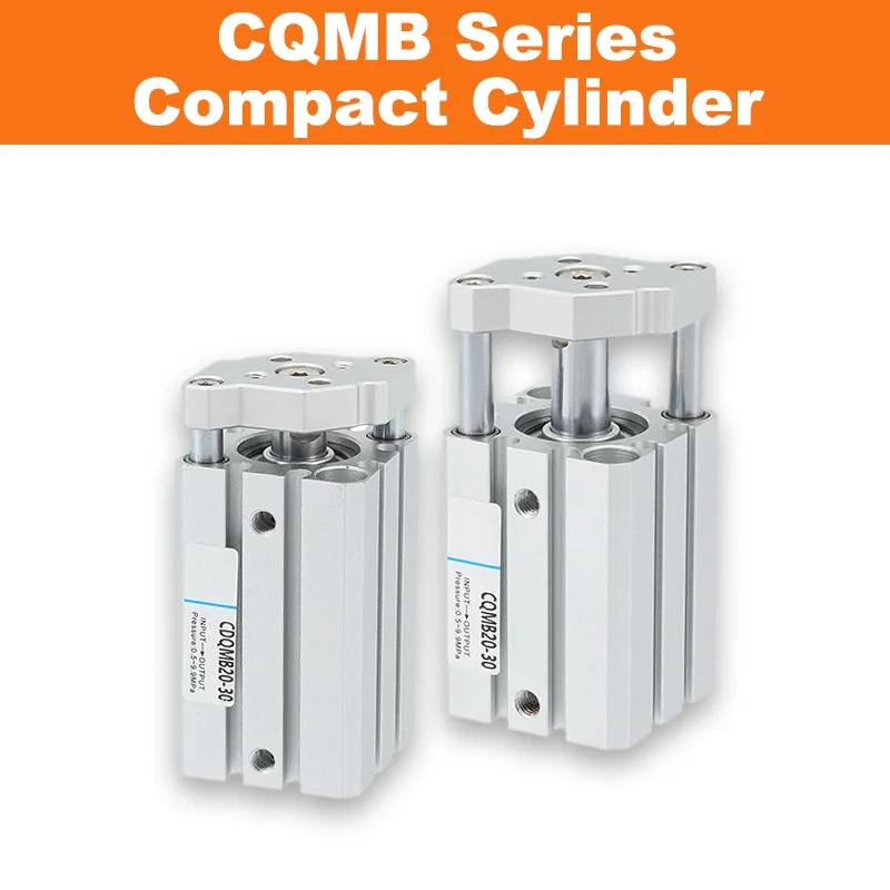 NEW Type CQMB Series Thin Cylinder Double Acting Compact Air Cylinder CQMB12/16/20/25/32/40/50 No Magnet Stroke 5-100mm
NEW Type CQMB Series Thin Cylinder Double Acting Compact Air Cylinder CQMB12/16/20/25/32/40/50 No Magnet Stroke 5-100mm