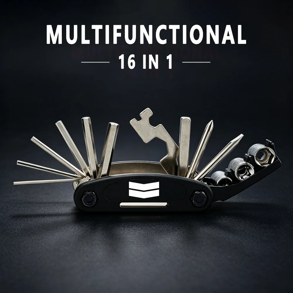 Socket Wrench Portable Multifunction Screwdriver Repair Tool Set Kit Motorcycle Accessories 16 in 1 For Haro bike MTB BDC BIKE
Socket Wrench Portable Multifunction Screwdriver Repair Tool Set Kit Motorcycle Accessories 16 in 1 For Haro bike MTB BDC BIKE