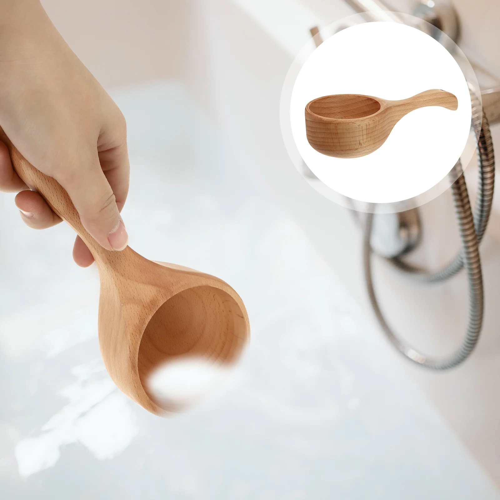 1pc Wooden Bath Spoon Natural Beech Wood Sauna Room Spoon For Home Hotel Restaurant Durable Kitchen Cooking Scoop
1pc Wooden Bath Spoon Natural Beech Wood Sauna Room Spoon For Home Hotel Restaurant Durable Kitchen Cooking Scoop
