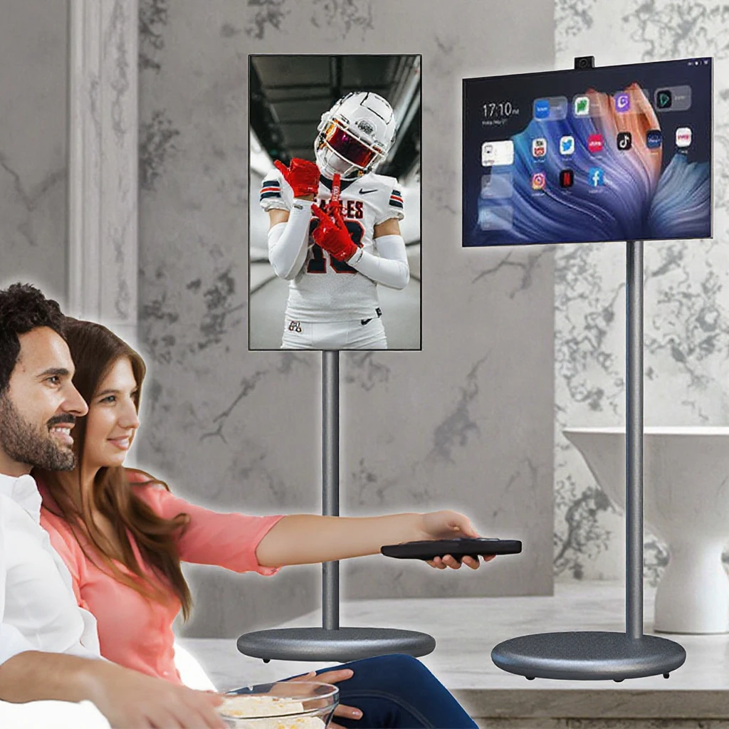 27 32-дюймовый умный домашний телевизор с подвижной зарядкой, цифровая вывеска, портативный умный экран, встроенный динамик, монитор Smart TV
27 32-дюймовый умный домашний телевизор с подвижной зарядкой, цифровая вывеска, портативный умный экран, встроенный динамик, монитор Smart TV